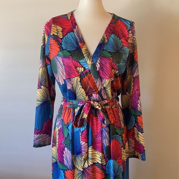 [Chelsea Gunn] Colorful Shell Pattern Maxi Dress - Size Small - Picture 2 of 6